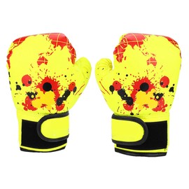 Baby Girls Boys Children Boxing Gloves Punch Training Kids Fight Mitts (yellow)