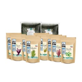 Organic Algae Ingredient Set "Complete" for the Book Vegan Ocean - 330 g | for Beginners | Dried for Cooking and Tasting