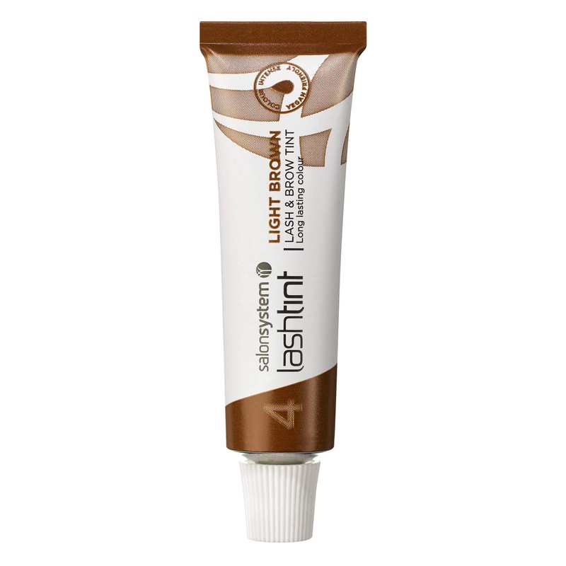 Salon System Lashtint Light Brown Lash and Brow Tint, 15
