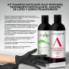 Shampoo Matizador Rojo + Tratamiento Con Keratina Alfamar