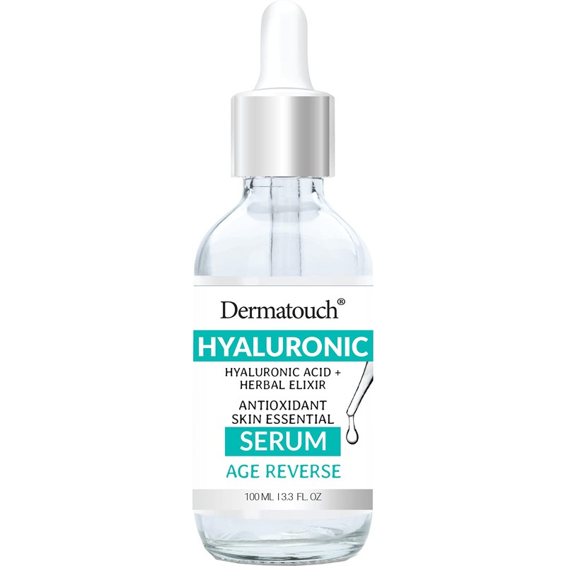 Dermatouch Hyaluronic Acid Serum With Peptides, Rose Extract, and Vitamin