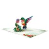 CUTPOPUP Hummingbird Birthday Card Pop Up, Mothers Day, 3D Popup