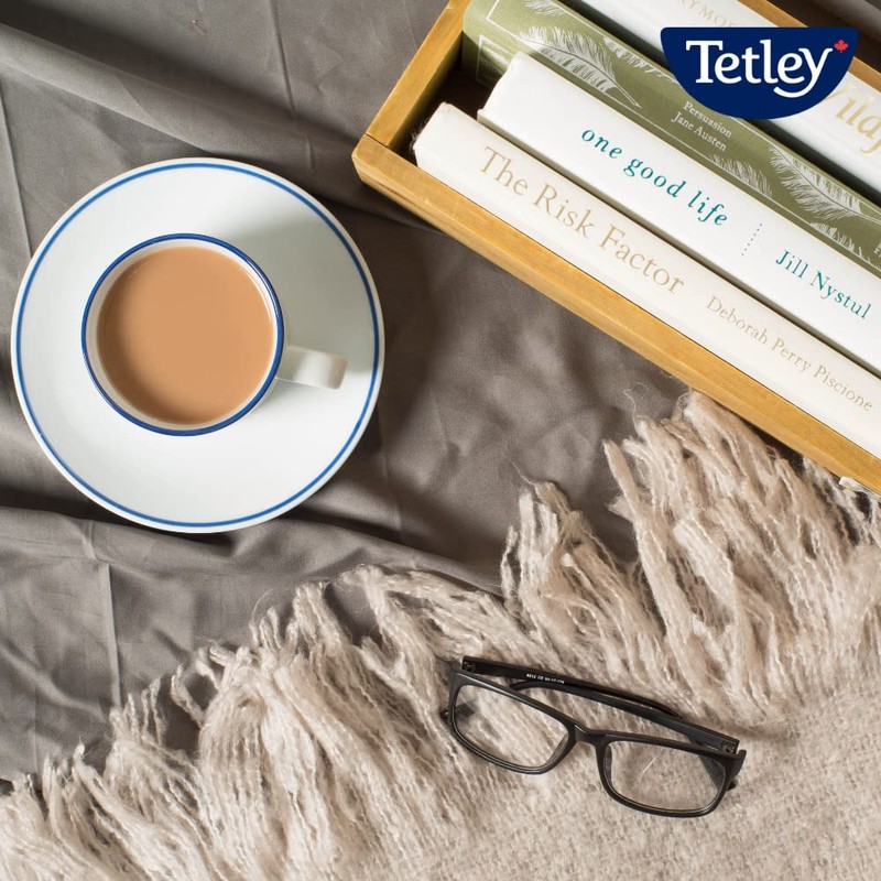 Tetley Earl Grey Black Tea - 48 Tea Bags, 96
