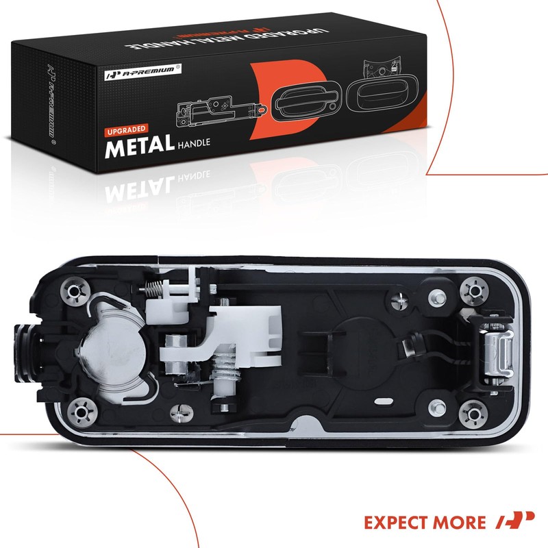 A-Premium Rear Left Driver Side Upgraded Metal Exterior Door Handle