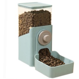 Cage Hanging Bowl for Puppy Cat Rabbit, Kennel Crate Hanging Food Bowl, Pet Feeders for Food and Water Small Dog Puppy Feeder Watering with Storage Chinchi Food Bowl (Light Blue, for Food)