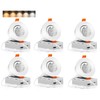 CLOUDY BAY 3 Inch 5CCT LED Eyeball Recessed Light,Dimmable Swivel
