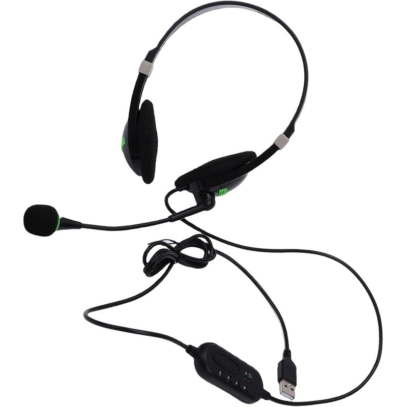 Hidyliu Auriculares USB con Micrófono con Cancelación de Ruido