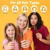 Teasing Brush for Fine Hair, Boar Bristle Styling Brush with