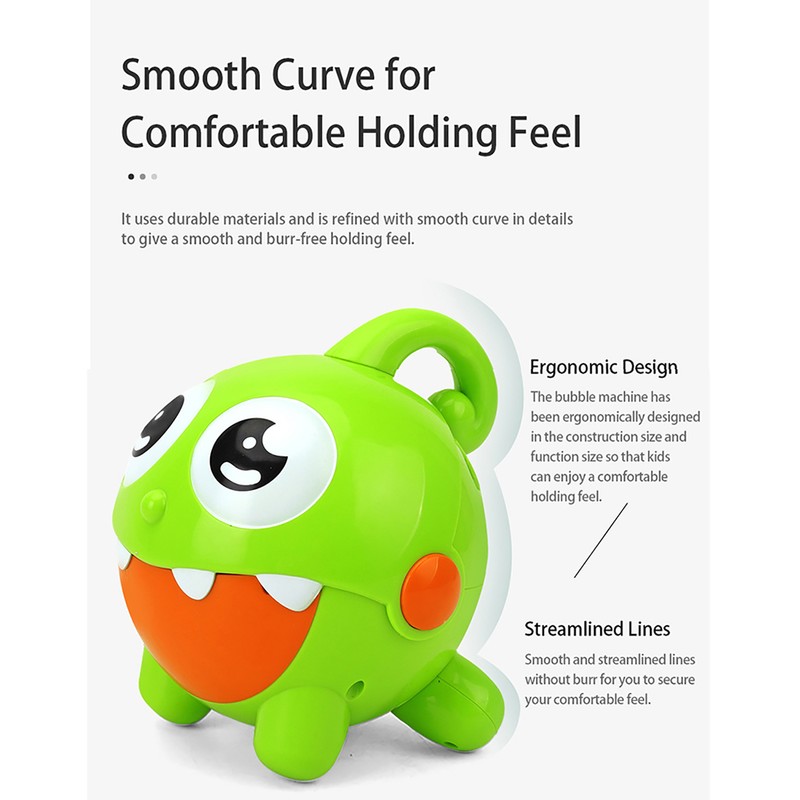 Electric Bubble Blowing Toys Children Rechargeable One Button Operation Bubble