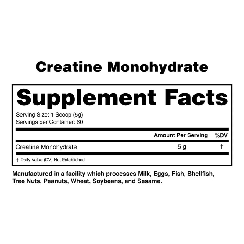 ANABOLIC WARFARE CREATINE MONOHYDRATE Recovery Performance 60 Serving Unflavored