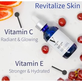 Gua Sha - Aceite facial orgánico antienvejecimiento, semilla de uva, argán, pomelo y vitaminas C y E. Fórmula vegana natural, aceite de rodillo facial