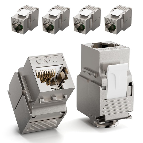 LEENUE RJ45 Keystone Jack Cat7, 10 Gigabit RJ45 Cat6A Keystone