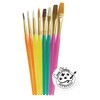 Chenille Kraft Creativity Street Round and Flat Brush Assortment, 8