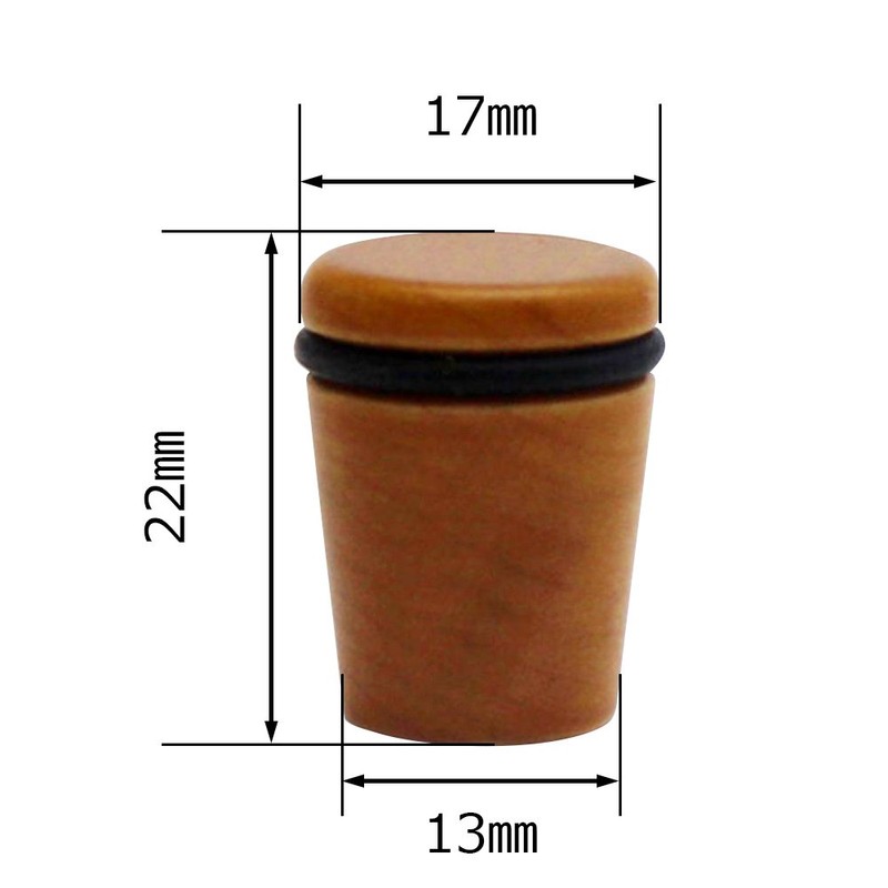 和気産業(Waki Sangyo) 木製つまみ ミニ24型 17mm TW-360