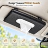 Car Sun Visor Tissue Holder for Easy Access – Microfiber