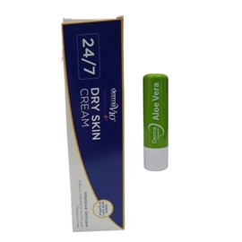24/7 Dry Skin Cream Intensive Skincare 100 Ml With Free Alovera Lip Balm