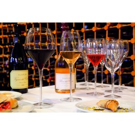 Luigi Bormioli Magnifico 15.5 oz Medium Wine Glasses, Set of 4, Clear