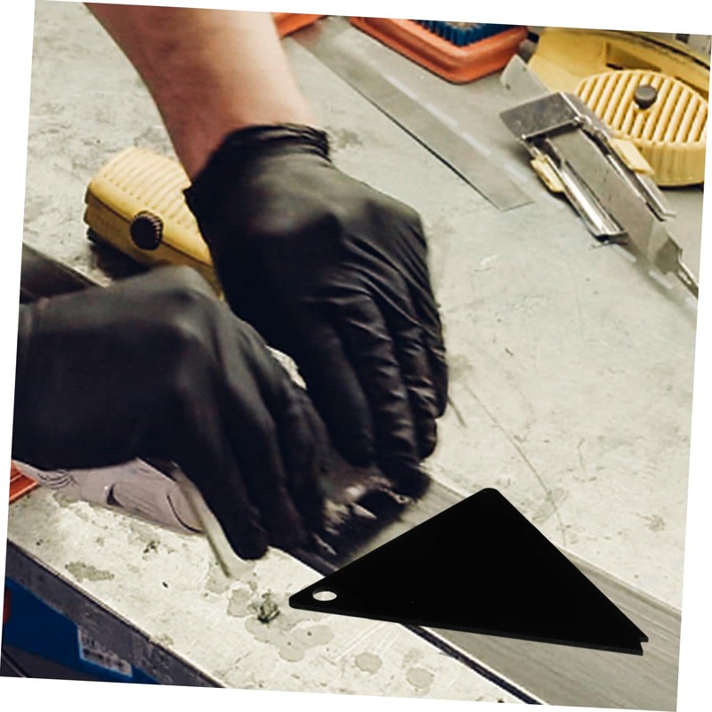 KONTONTY Snowboard Waxing Scraper Tool Acrylic Material Maintenance Kit for