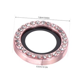 BIUDECO 15/15 Camera Lens Cover 2pcs Lens Protection Ring Fingerprint Dust Guard