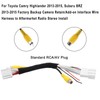 Backup Camera 16 PINS T-Harness for Select 2012-2015 Toyota Prius