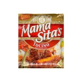 mama sitas tocino marinating mix (sweetened cured pork mix) - 2.6oz