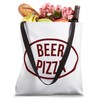 BEER PIZZA - Cool Funny Kpop Junk Food Humor Logo