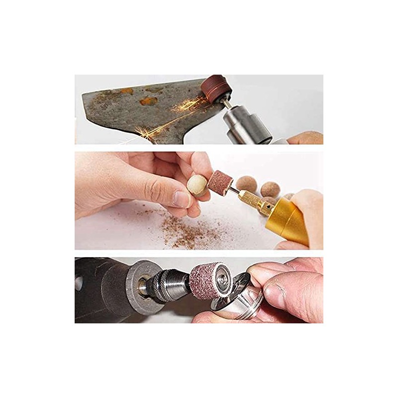 Xsdjasd 458pcs Sanding Drum Kit, 432 Pcs Drum Grinding Tool