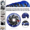 5“/125mm Diamond Cut Off Wheels for Metal Dark Blue Demolition/Rescue