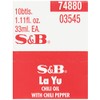 S&B Layu Chili Oil with Peppers, 1.11-Ounce (Pack of 10)