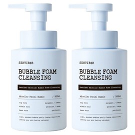 Sentiver Micellar Bubble Foam Cleansing, 2 pieces, 500ml / 센티베르 미셀라 버블 폼클렌징, 2개, 500ml