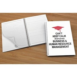 The Victorian Printing Co - Can't Keep Calm I'm Studying Business & Human Resource Management - Notebook