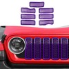 SQQP Front Grill Insert Mesh Grille Inserts Cover Kit 7Pcs