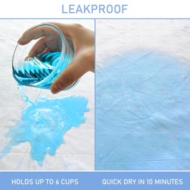 Akicia Washable Bed Pads for Adults XXL 34" X 52" (2 Pack), Reusable Incontinence Pads for Elderly Extra Large, Waterproof Absorbent Leak Proof Bed Underpads Mats Blanket