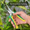 BELIJA Gardening Scissors Hand Pruner Pruning Shear with Straight Stainless