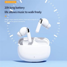 ZAMZAM Bluetooth V5.4 Earbuds Compatible with Oppo A77s Advanced ANC Noise Cancellation, IPX8, 48Hr Use, Charging Digitial Display Charging Case 100Day Standby