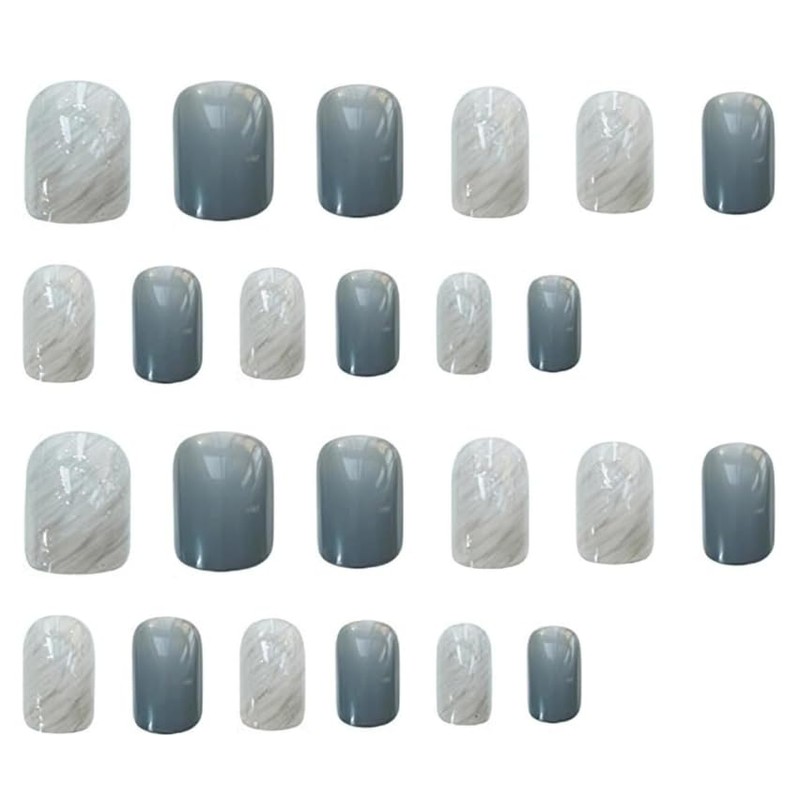 ncip05 False Nail Tip, Short, Nail Tip, Cute, Plain, Simple,