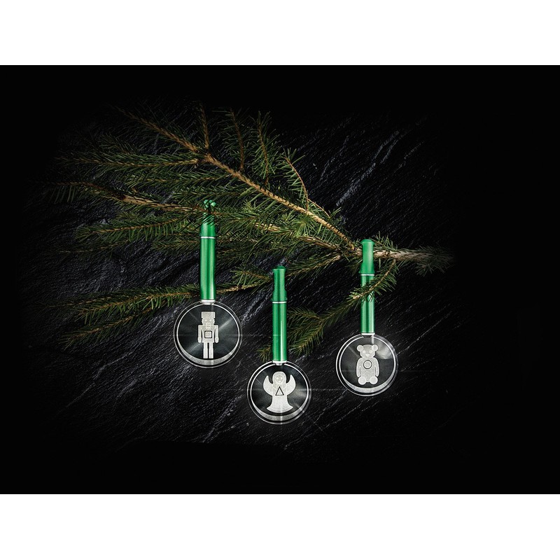 Lumix® Highlights leuchtende, kabellose LED-Acrylglastaler, mystic grün 76010