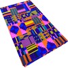 Shenbolen - Tela de cera con estampado africano, 100% poliéster,