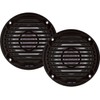 Jensen MS5006BR Black 5.25" Dual Cone Waterproof Speakers