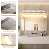 MKBNG 5-Light 5CCT Modern Bathroom Vanity Light Fixtures, 40-Inch 350°