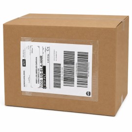 Bolsa Portaguia Adhesiva Canguro Transparente 17x25cm Para Guia De Envio Packing List Envelope Sobre Documentos Autoadherible Paqueteria Mensajeria Ecommerce Media Carta 100 Pz