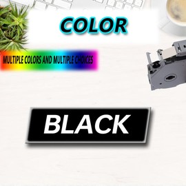 Acmerota 2Pcs TZe-335 Label Tape Replace for Brother TZe-335 12mm x 8m White on Black for P-Touch Label Tape for P-Touch PT-E110 H100R H110 H101C H108 E100 H100LB H105