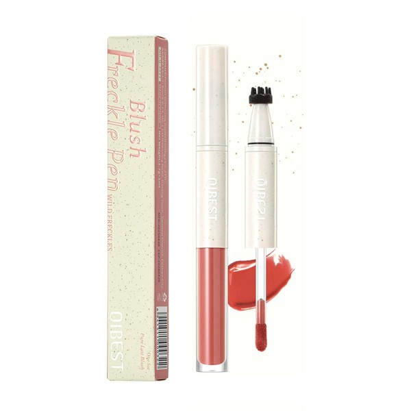 SWETIYOU Natural Freckle Blush Pen, 2-in-1 Liquid Blush & Freckle