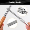 Honoson Diamond Glass File Crystal Repair File Metal Grit Tool