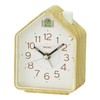 Seiko Clocks Plastic with Wood Pattern QHP011A, Wood Colour