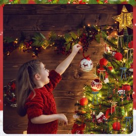 24 Pcs Velvet Christmas Bows - 5 x 7 Inch Vintage Rustic Ribbon Bows for Wreaths, Garlands, Gifts, and Home Decor - Perfect for Christmas, Weddings, Indoor & Outdoor (Red)