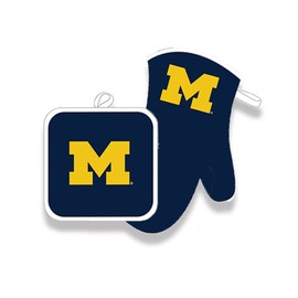 Michigan Wolverines Oven Mitt & Potholder - Blue