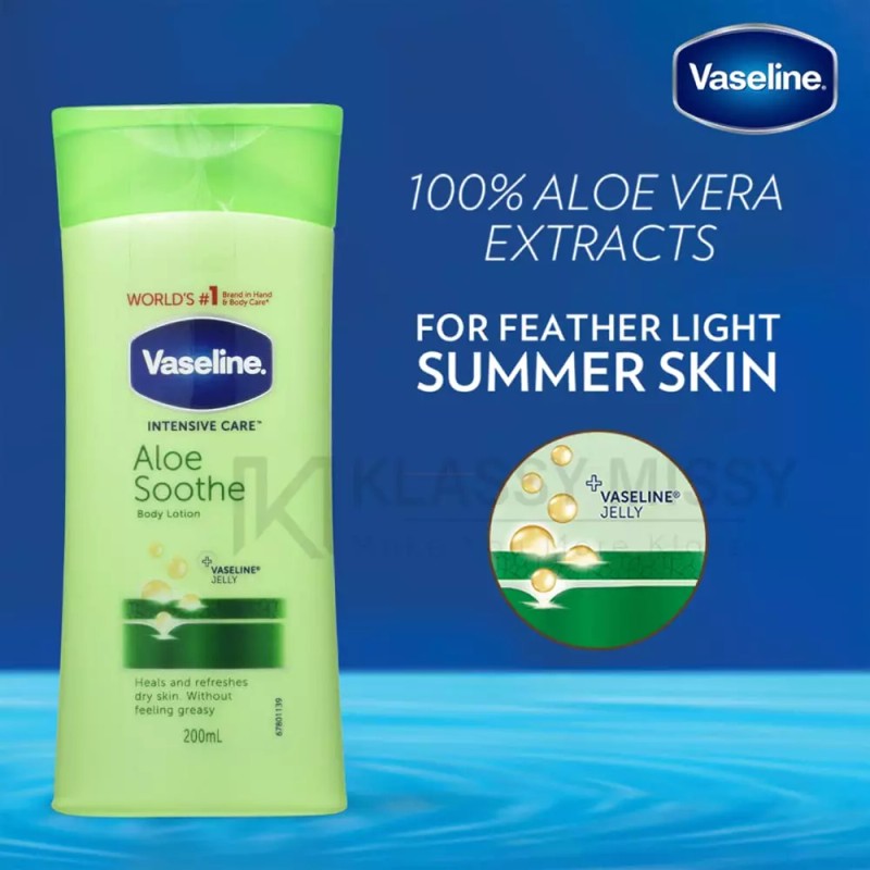 HealthMarket Vaseline Essential Moisture Aloe Fresh 200 Ml