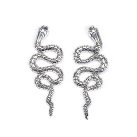 Snake Earrings for Women, Cute Snake Earrings for Girls, Animal Snake Stud Earrings, Bohemian Snake Drop Earrings, Snake Jewellery, Zinc