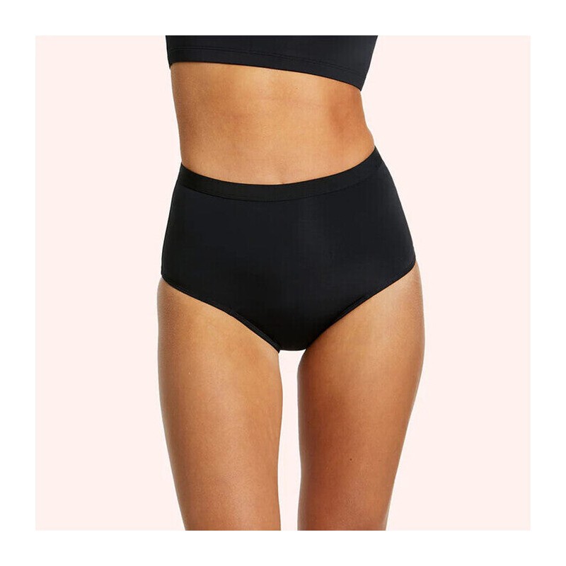 Love Luna Adult Period Swim Full Brief, Black / 14/16